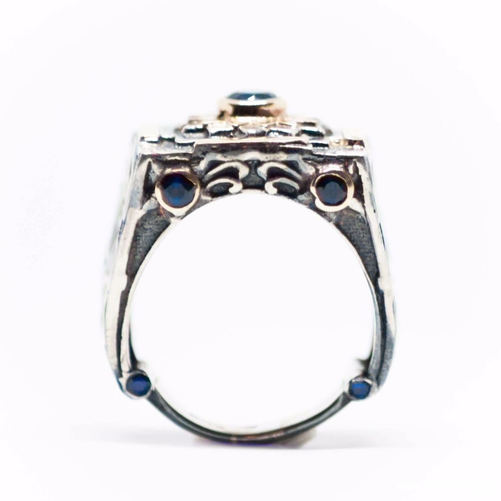 Mandala Crown Ring