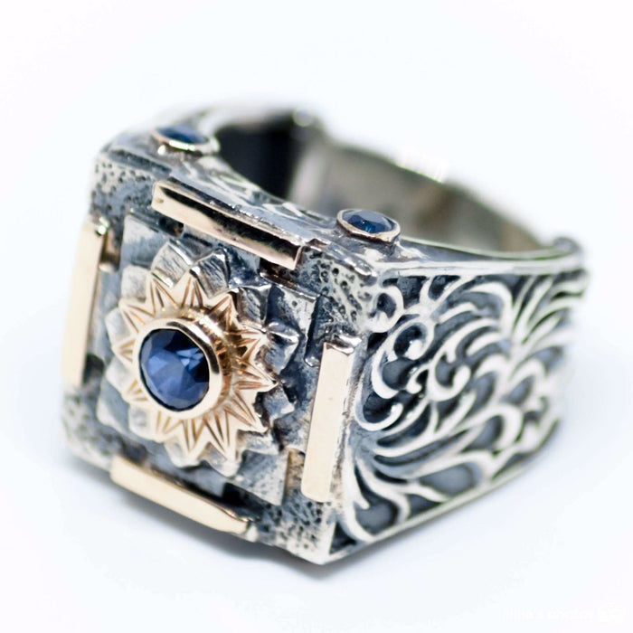 Mandala Crown Ring